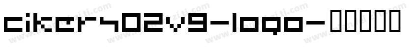 cikers02v9-logo字体转换