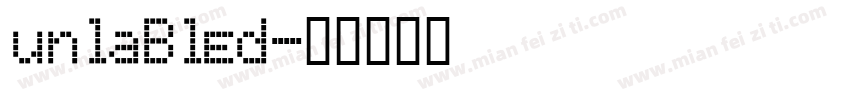 unlabled字体转换