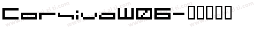 CorsivaW06字体转换