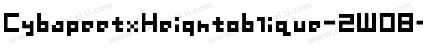 CybapeetxHeightoblique-2W08字体转换
