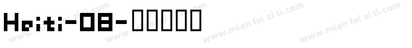 Heiti-08字体转换