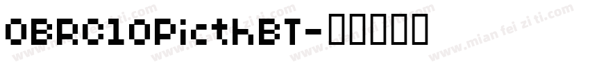 OBRC10PicthBT字体转换