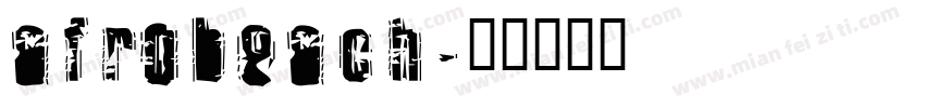 afrobeach字体转换