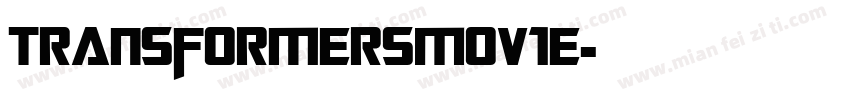TransformersMov1e字体转换