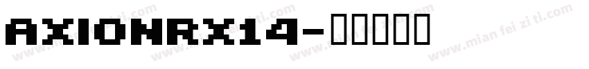 AxionRX14字体转换