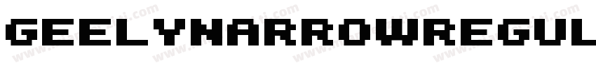 GEELYNarrowregular20151114◆字体转换
