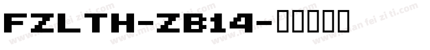 fzlth-zb14字体转换