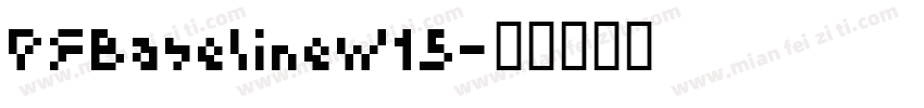 PFBaselineW15字体转换