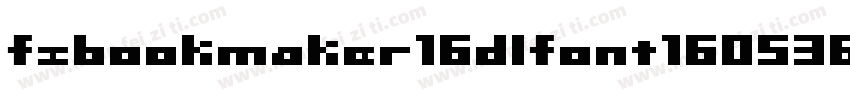 fzbookmaker16dlfont160536872277字体转换