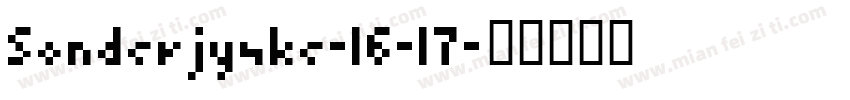 Sonderjyske-16-17字体转换