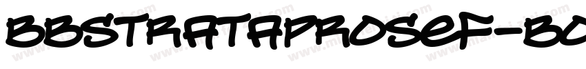 BBStrataProSEF-Bold字体转换