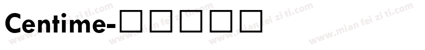 Centime字体转换