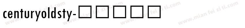 centuryoldsty字体转换