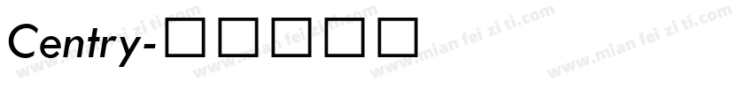Centry字体转换