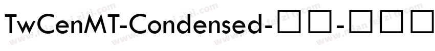TwCenMT-Condensed-普通字体转换