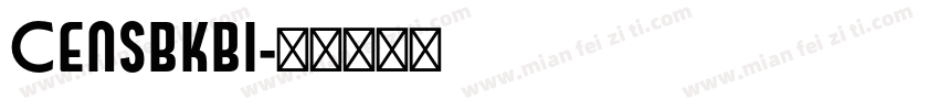 Censbkbi字体转换