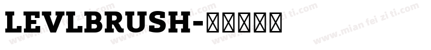 LEVLBRUSH字体转换