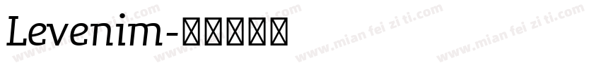 Levenim字体转换