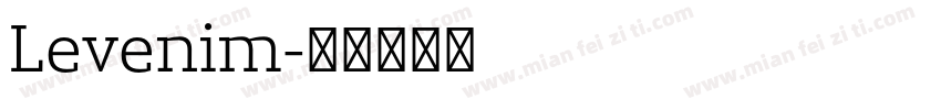 Levenim字体转换