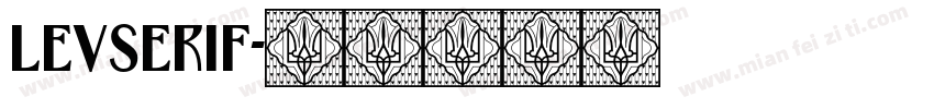 LevSerif字体转换