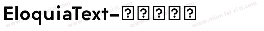 EloquiaText字体转换
