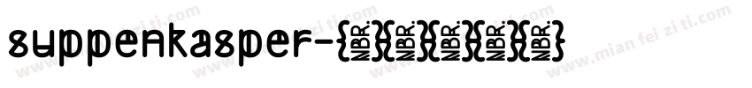suppenkasper字体转换