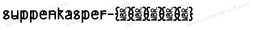 suppenkasper字体转换