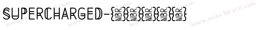 SUPERCHARGED字体转换