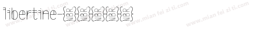 libertine字体转换