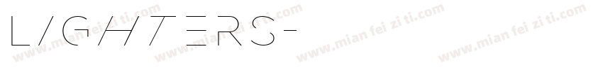 Lighters字体转换