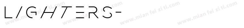 Lighters字体转换