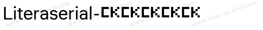 Literaserial字体转换