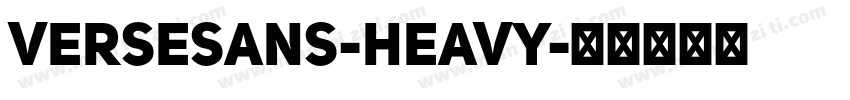 VerseSans-Heavy字体转换