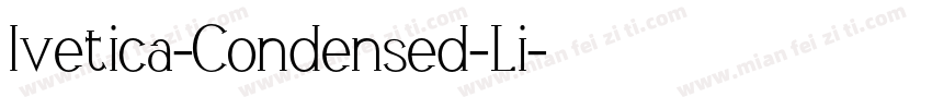 lvetica-Condensed-Li字体转换