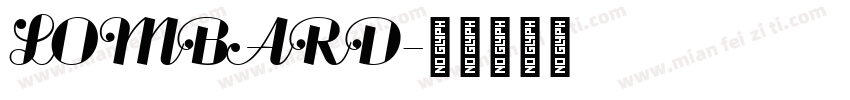 LOMBARD字体转换