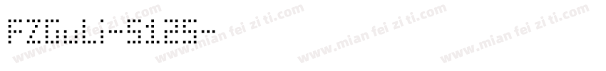 FZGuLi-S12S字体转换