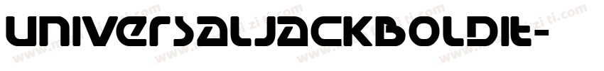 UniversalJackBoldIt字体转换