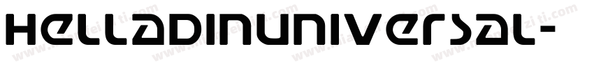HellaDINUniversal字体转换