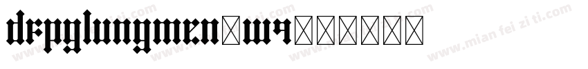 DFPGLungMen-W9字体转换
