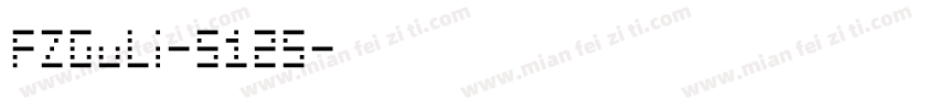 FZGuLi-S12S字体转换