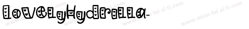 LovelyHydrilla字体转换