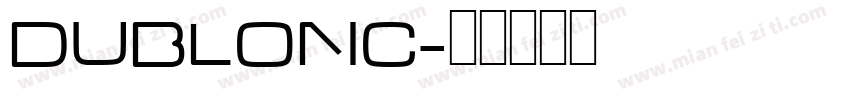 DublonC字体转换