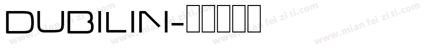 dubilin字体转换