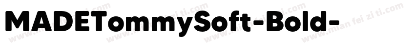MADETommySoft-Bold字体转换