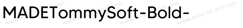 MADETommySoft-Bold字体转换