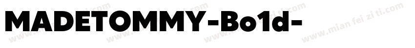 MADETOMMY-Bo1d字体转换
