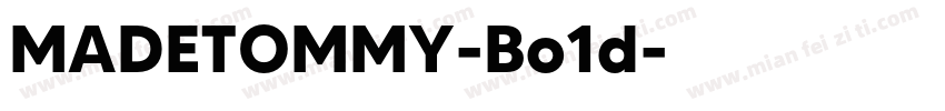 MADETOMMY-Bo1d字体转换