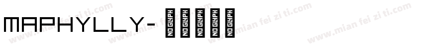 maphylly字体转换