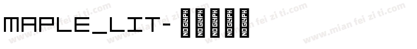 maple_lit字体转换