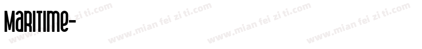 Maritime字体转换